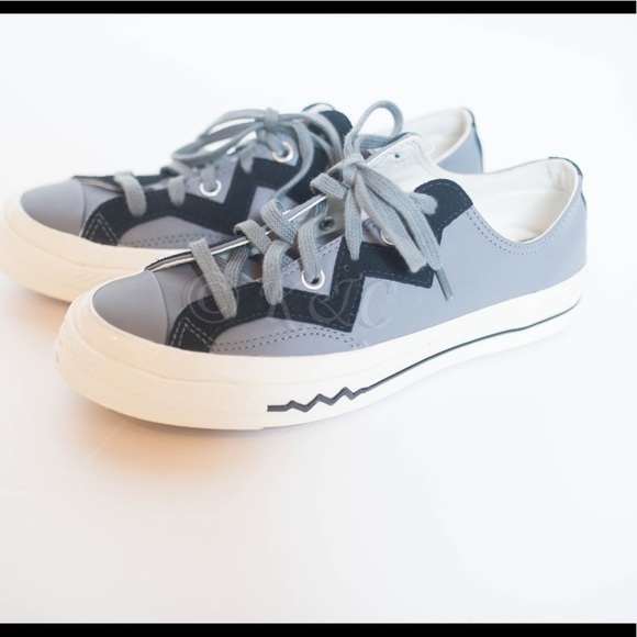 Converse chevron leather low shoes New 8 - Picture 3 of 5